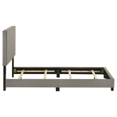Frisco Fabric Upholstered Twin Panel Bed Taupe