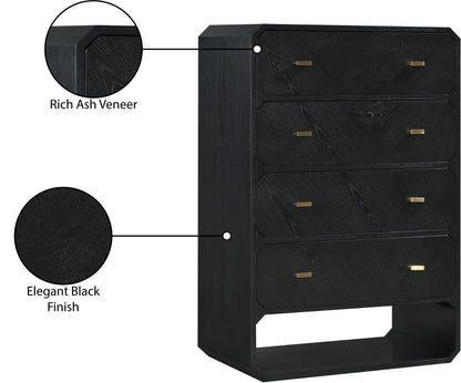 Colosseum Black Ash Veneer Chest