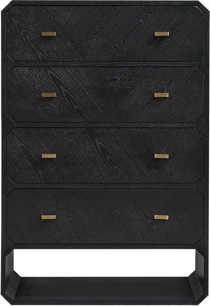 Colosseum Black Ash Veneer Chest