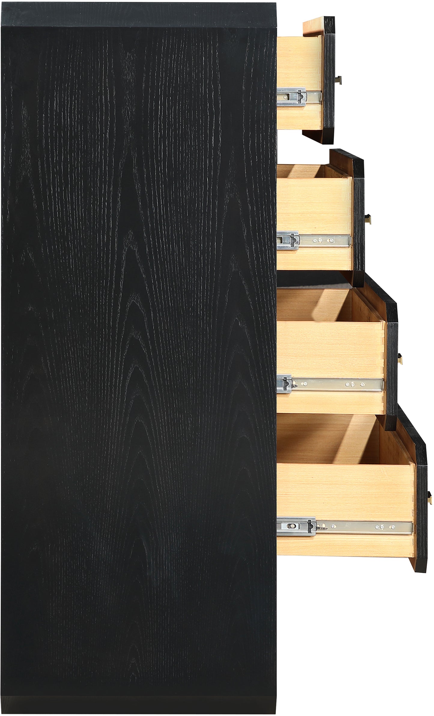 colosseum black ash veneer chest