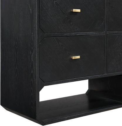 Colosseum Black Ash Veneer Chest