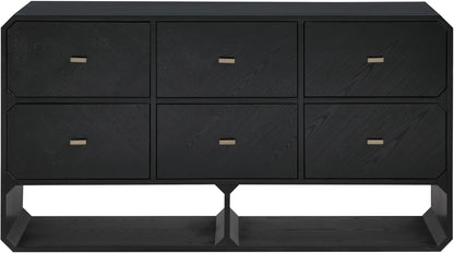 Colosseum Black Ash Veneer Dresser