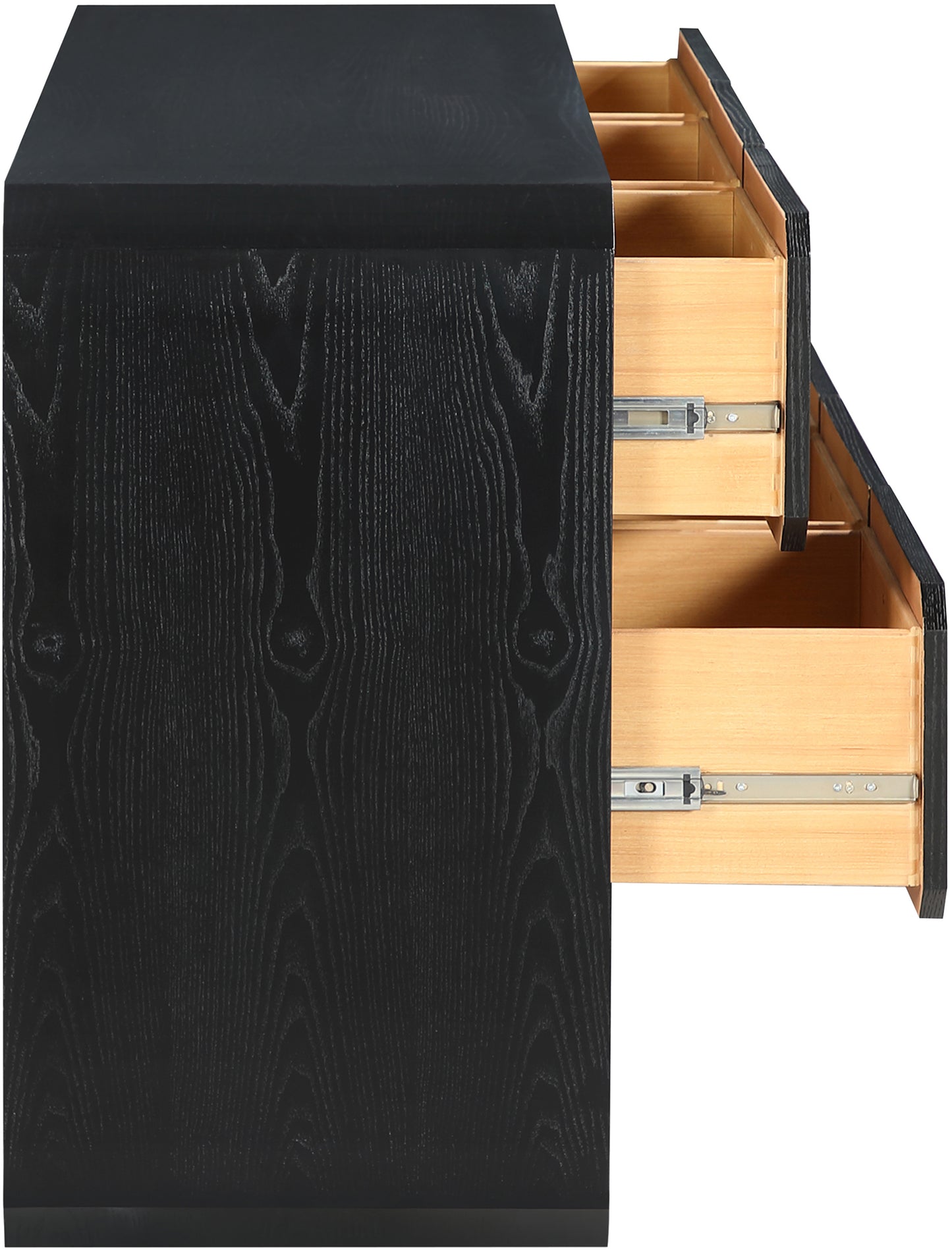 colosseum black ash veneer dresser