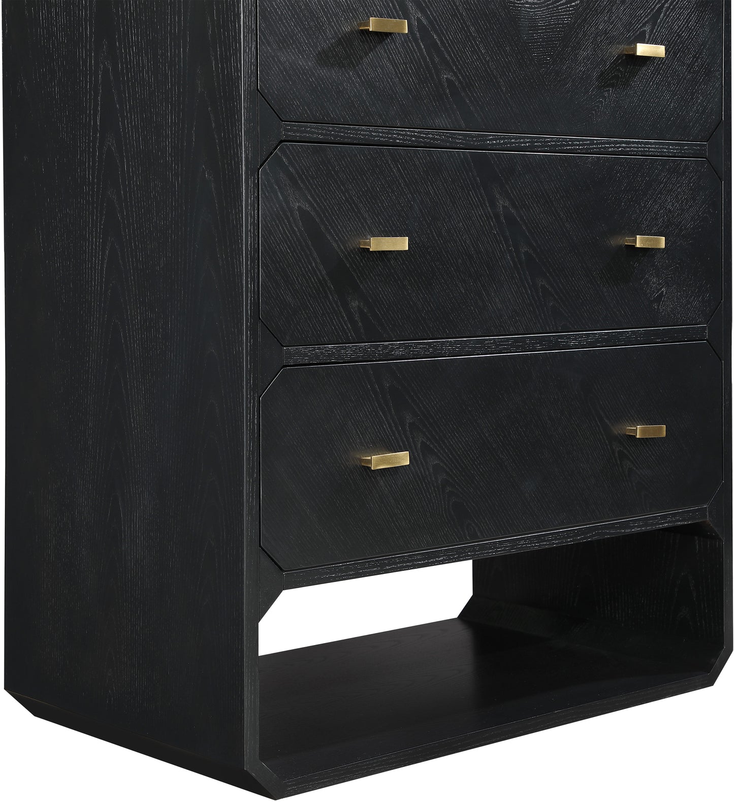 colosseum black ash veneer dresser