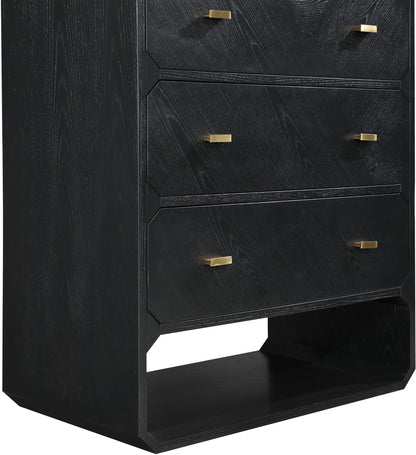 Colosseum Black Ash Veneer Dresser