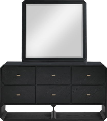 Colosseum Black Ash Veneer Dresser