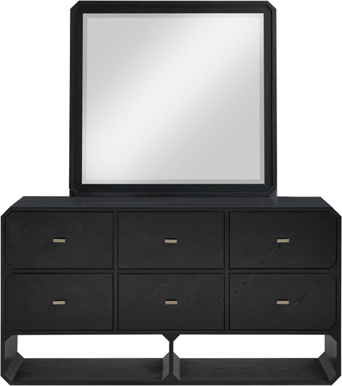 Colosseum Black Ash Veneer Dresser