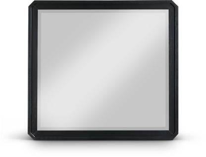 Colosseum Black Rubberwood Mirror