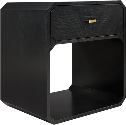 Colosseum Black Ash Veneer Night stand