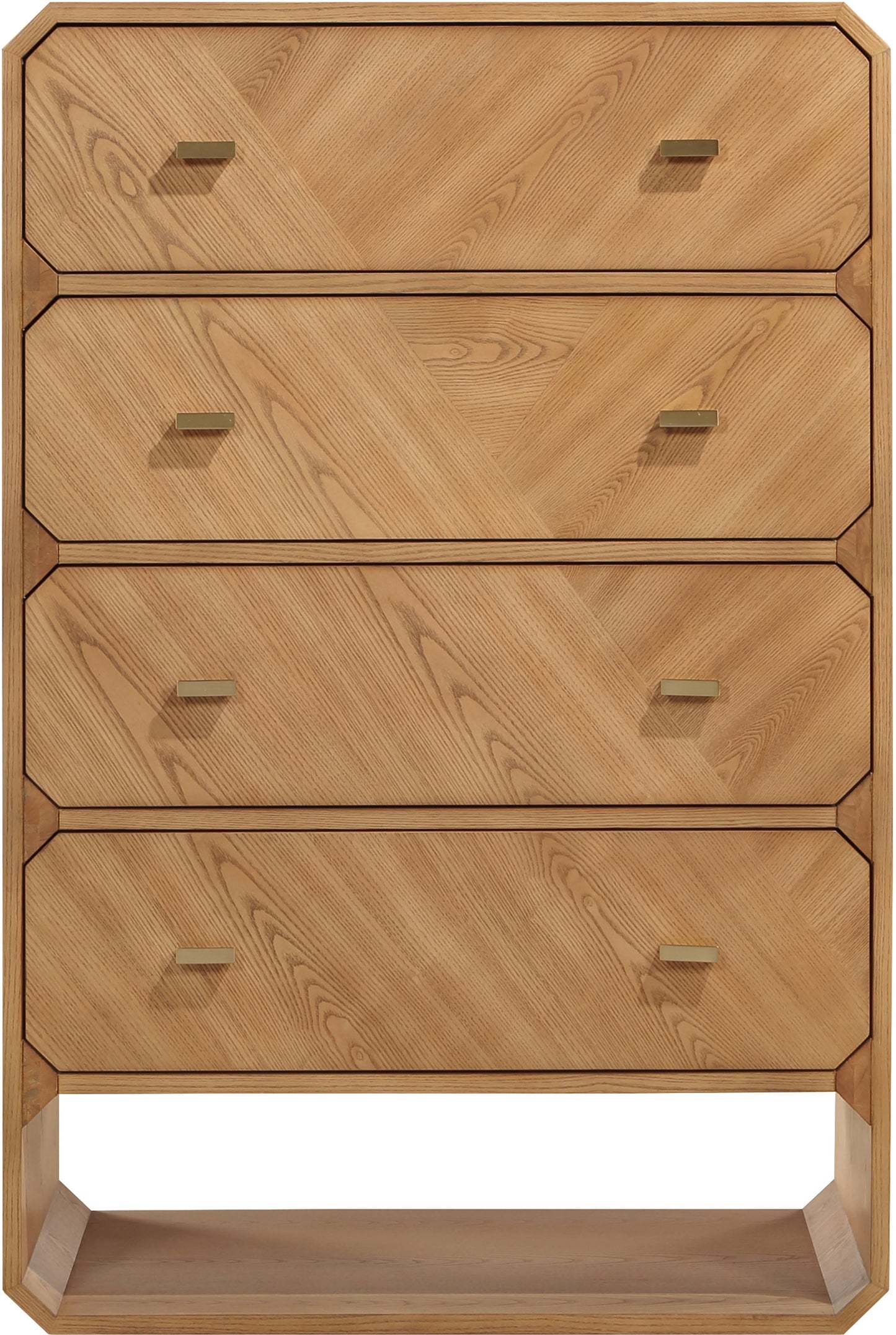 colosseum natural ash veneer chest