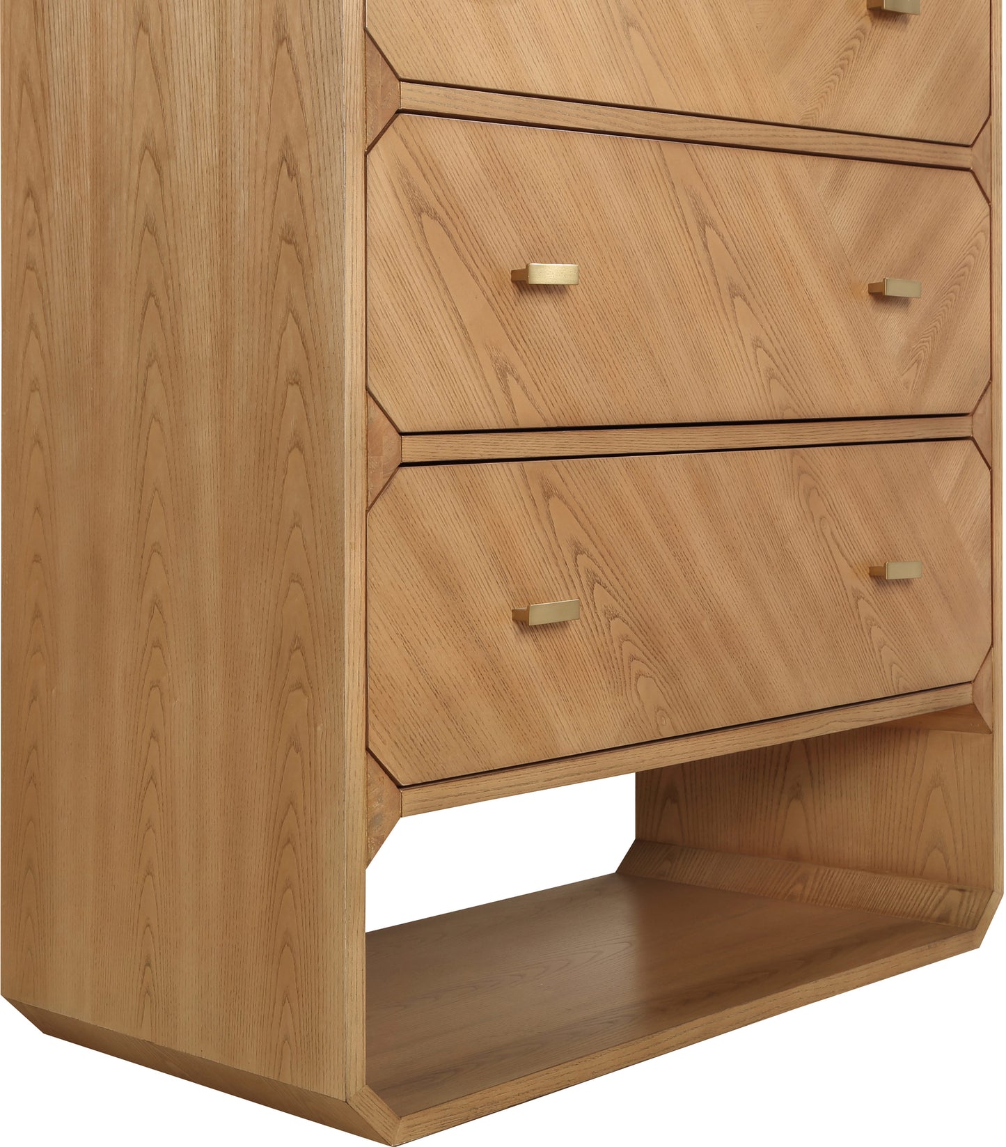 colosseum natural ash veneer chest