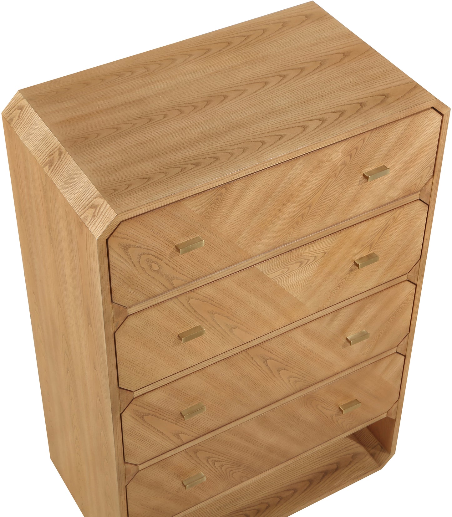 colosseum natural ash veneer chest