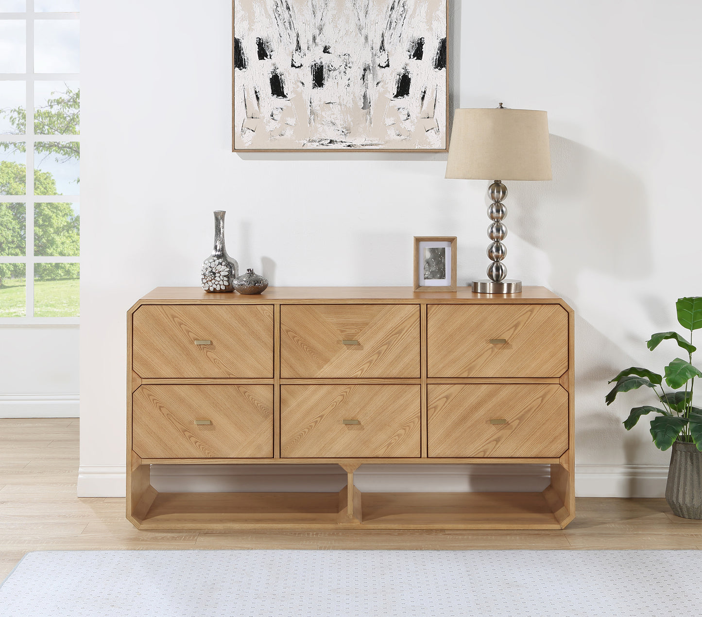 colosseum natural ash veneer dresser