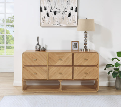 Colosseum Natural Ash Veneer Dresser