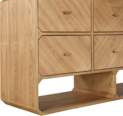 Colosseum Natural Ash Veneer Dresser