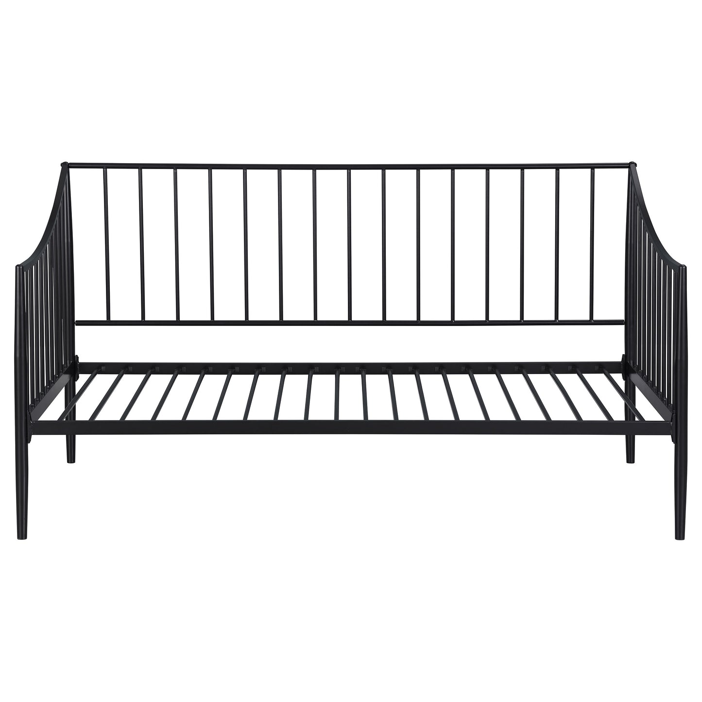 cody metal twin daybed bed frame matte black