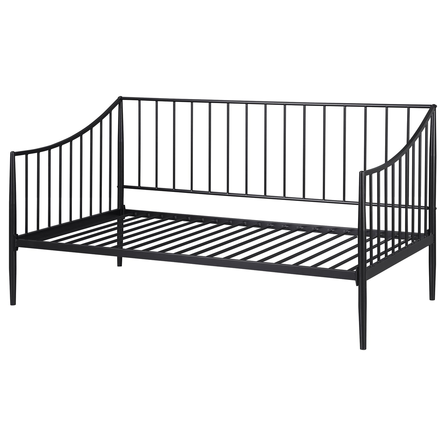 cody metal twin daybed bed frame matte black