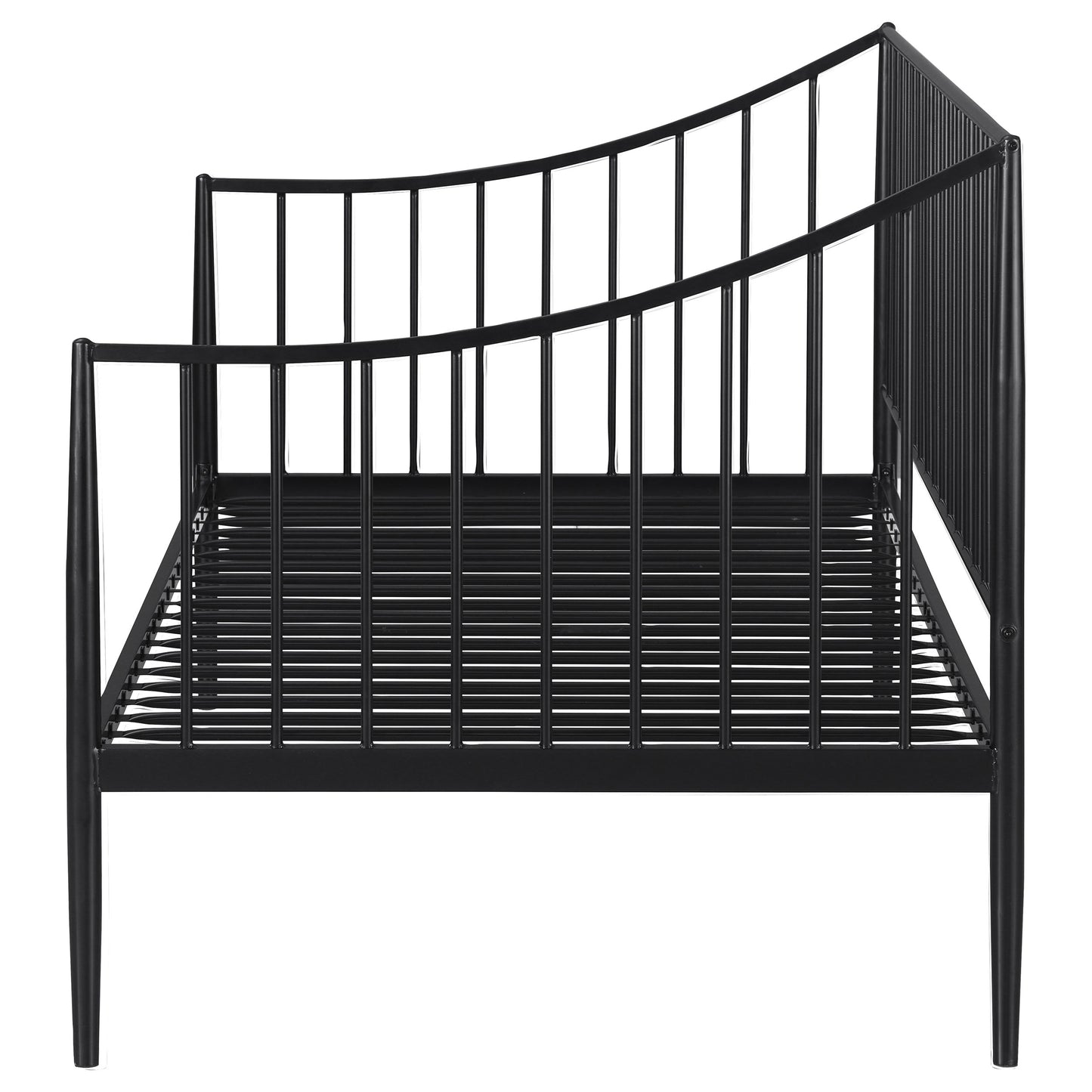 cody metal twin daybed bed frame matte black