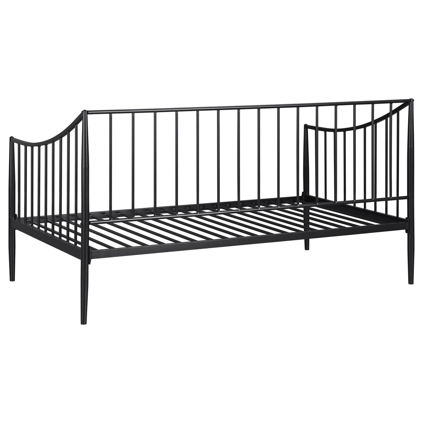 cody metal twin daybed bed frame matte black