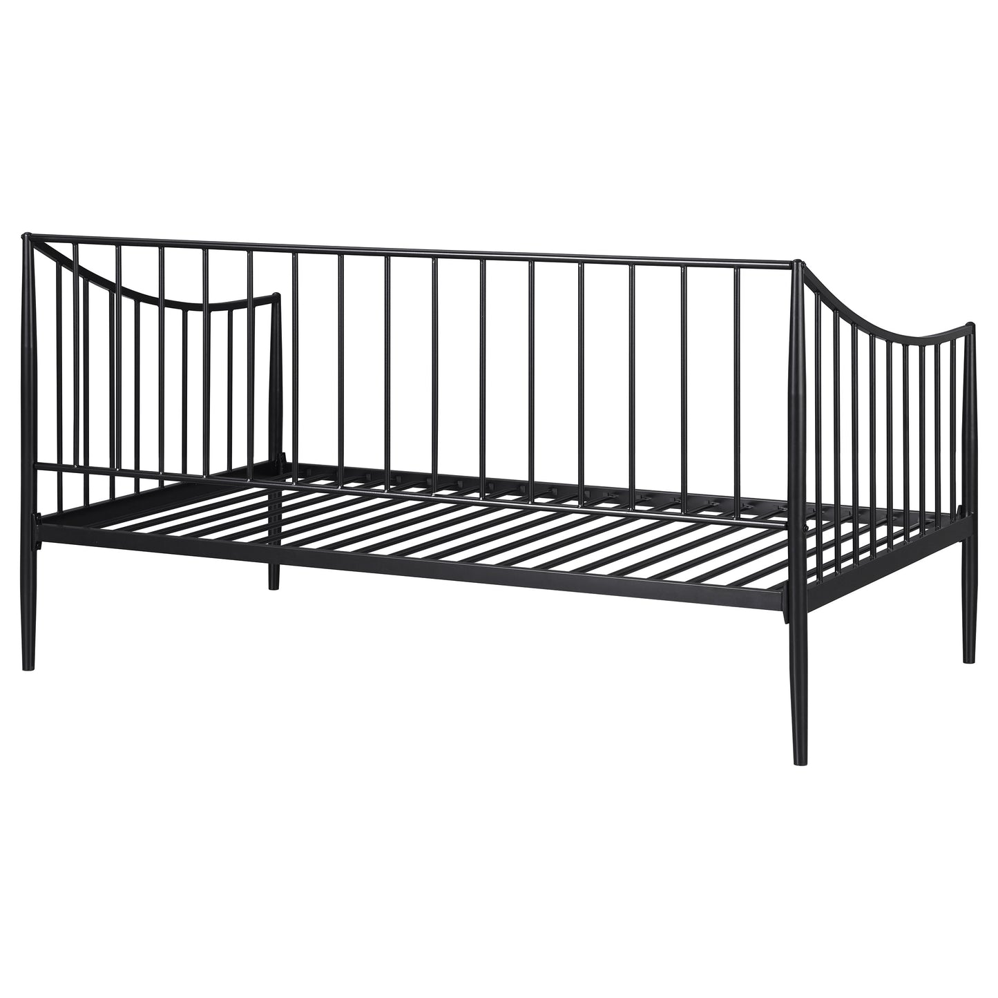cody metal twin daybed bed frame matte black