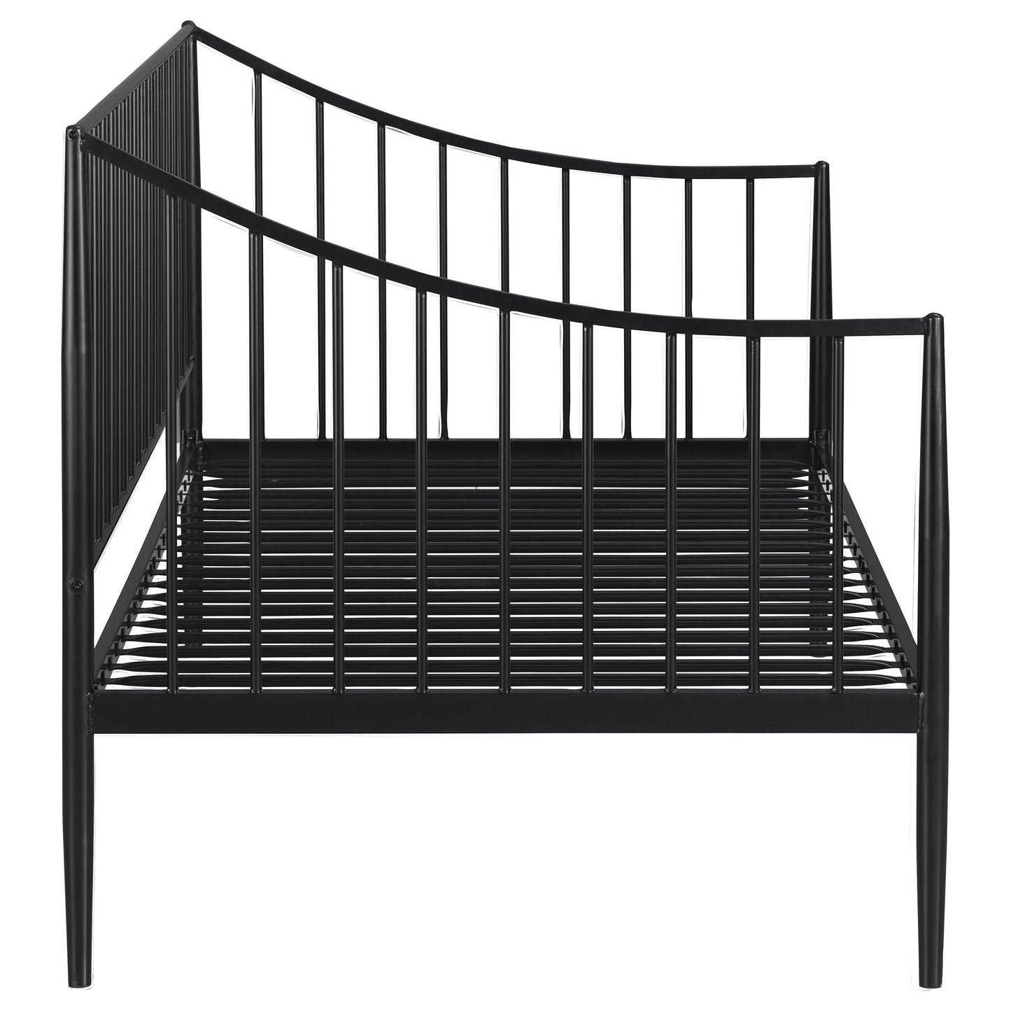 cody metal twin daybed bed frame matte black