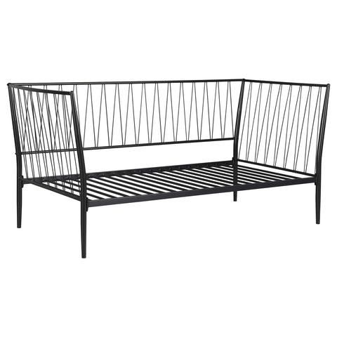 Wanda Metal Twin Daybed Bed Frame Matte Black