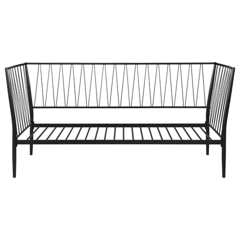 Wanda Metal Twin Daybed Bed Frame Matte Black