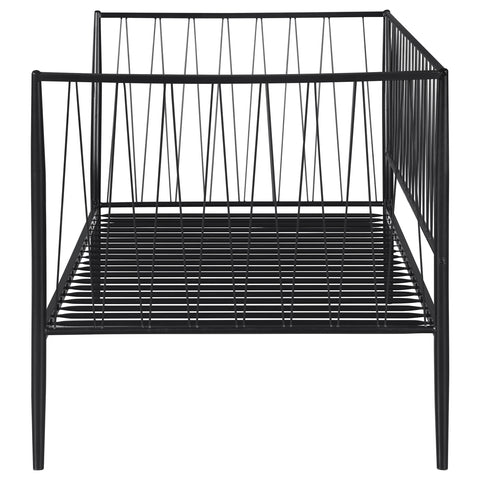 Wanda Metal Twin Daybed Bed Frame Matte Black
