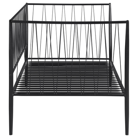 Wanda Metal Twin Daybed Bed Frame Matte Black