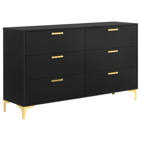 Zahavah 4-piece Queen Bedroom Set Black
