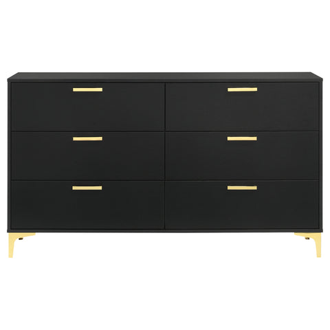 Zahavah 4-piece Queen Bedroom Set Black