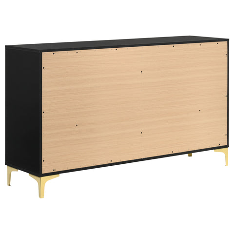 Zahavah 4-piece Queen Bedroom Set Black