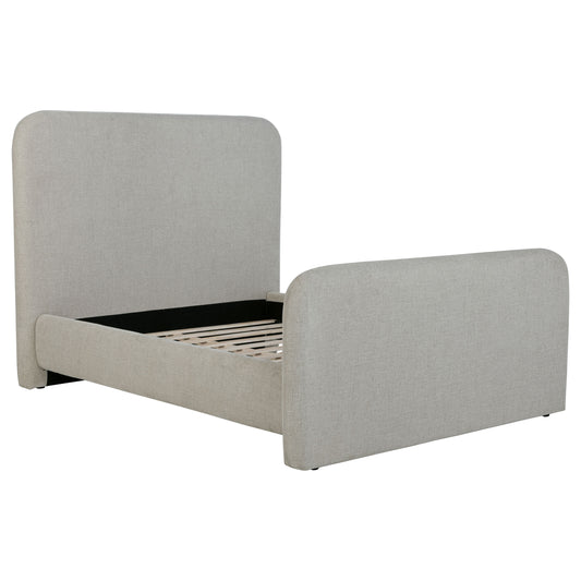 Norcrest Upholstered Queen Panel Bed Grey