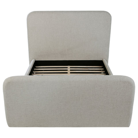 Danbury Upholstered Queen Panel Bed GreyGrey