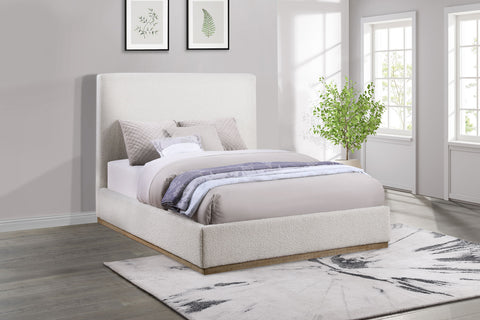 Montgomery Upholstered Queen Panel Bed CreamCream