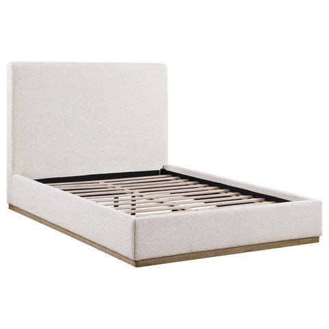 Montgomery Upholstered Queen Panel Bed CreamCream