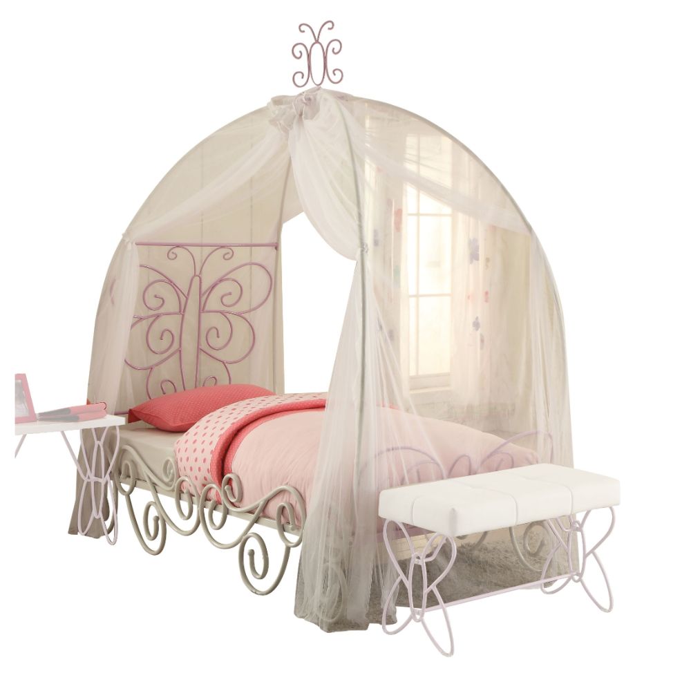 twin bed w/canopy