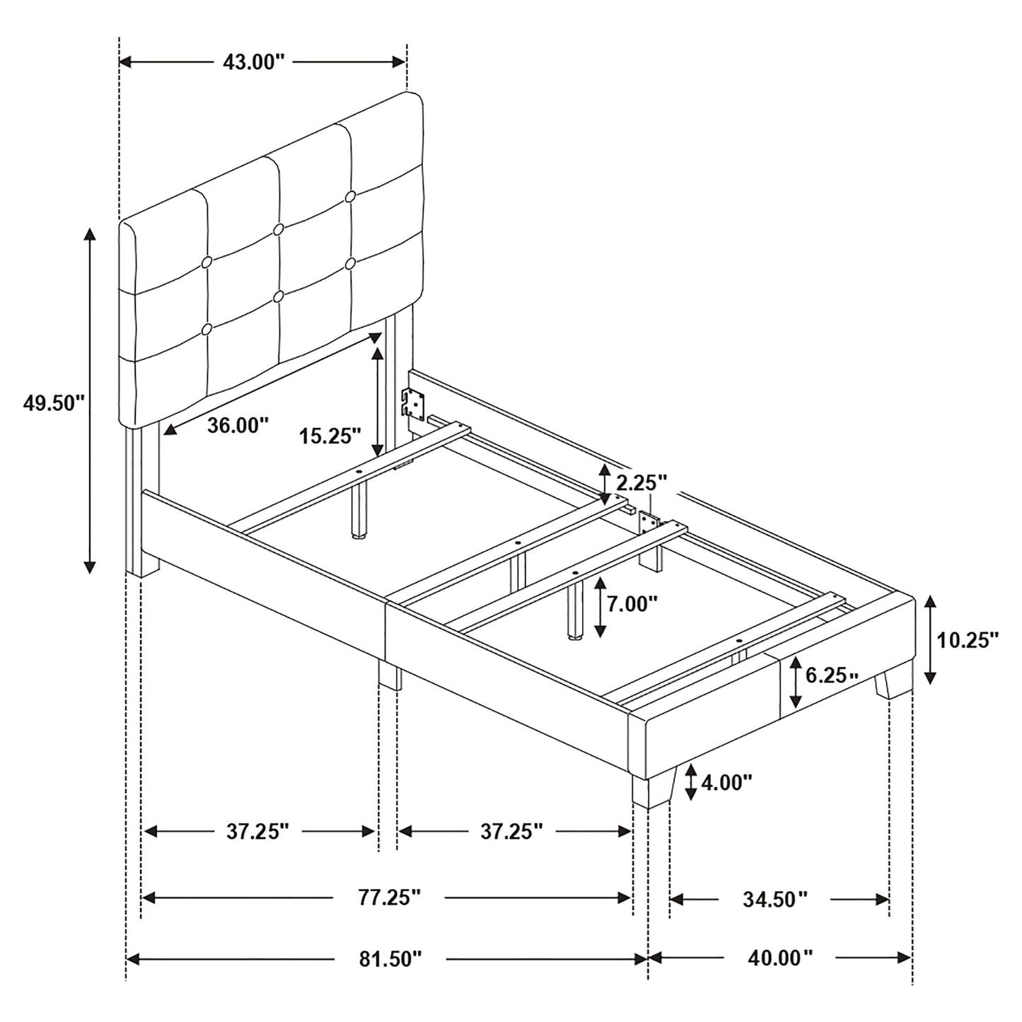 twin bed