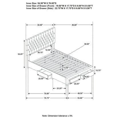 Full Storage Bed