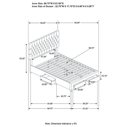 Queen Storage Bed