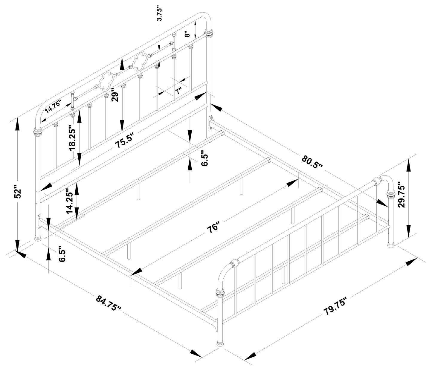 eastern king bed