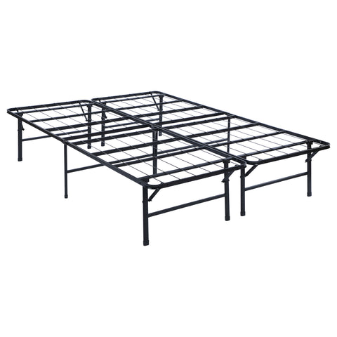 Rudy Metal California King Support Platform Bed BlackBlack