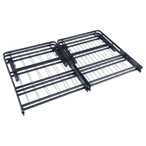 Rudy Metal California King Support Platform Bed BlackBlack