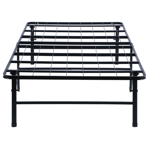 Rudy Metal Twin Extra Long Support Platform Bed BlackBlack