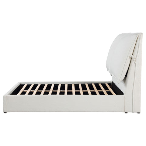 Zimmerlee Upholstered Queen Panel Bed WhiteWhite