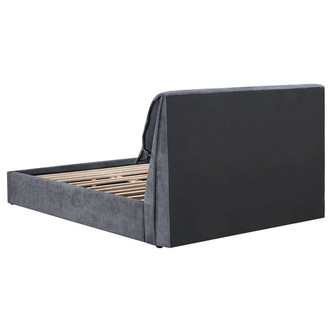 Chapman Upholstered Eastern King Panel Bed Dark GreyDark Grey