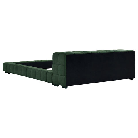 Bradshaw Upholstered Eastern King Platform Bed GreenGreen