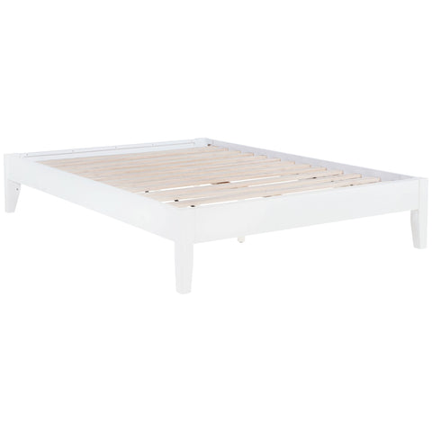 Matyas Full Universal Platform Bed WhiteWhite