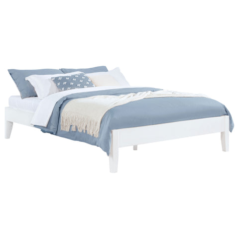 Matyas Full Universal Platform Bed WhiteWhite