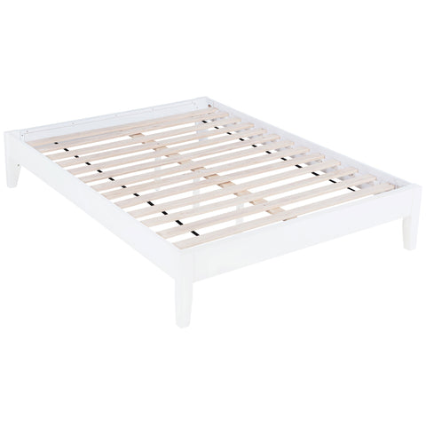 Matyas Full Universal Platform Bed WhiteWhite